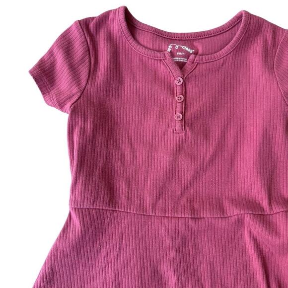 Art Class Cotton Short Sleeve Dress Pink Small 6/7 - Picture 2 of 8